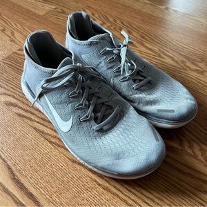 Nike gray running shoes
